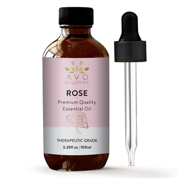 AVD Organics Rose Essential Oil for Diffuser - Premium Quality Therapeutic Grade Rose Oil AVD ORGANICS uk supplements