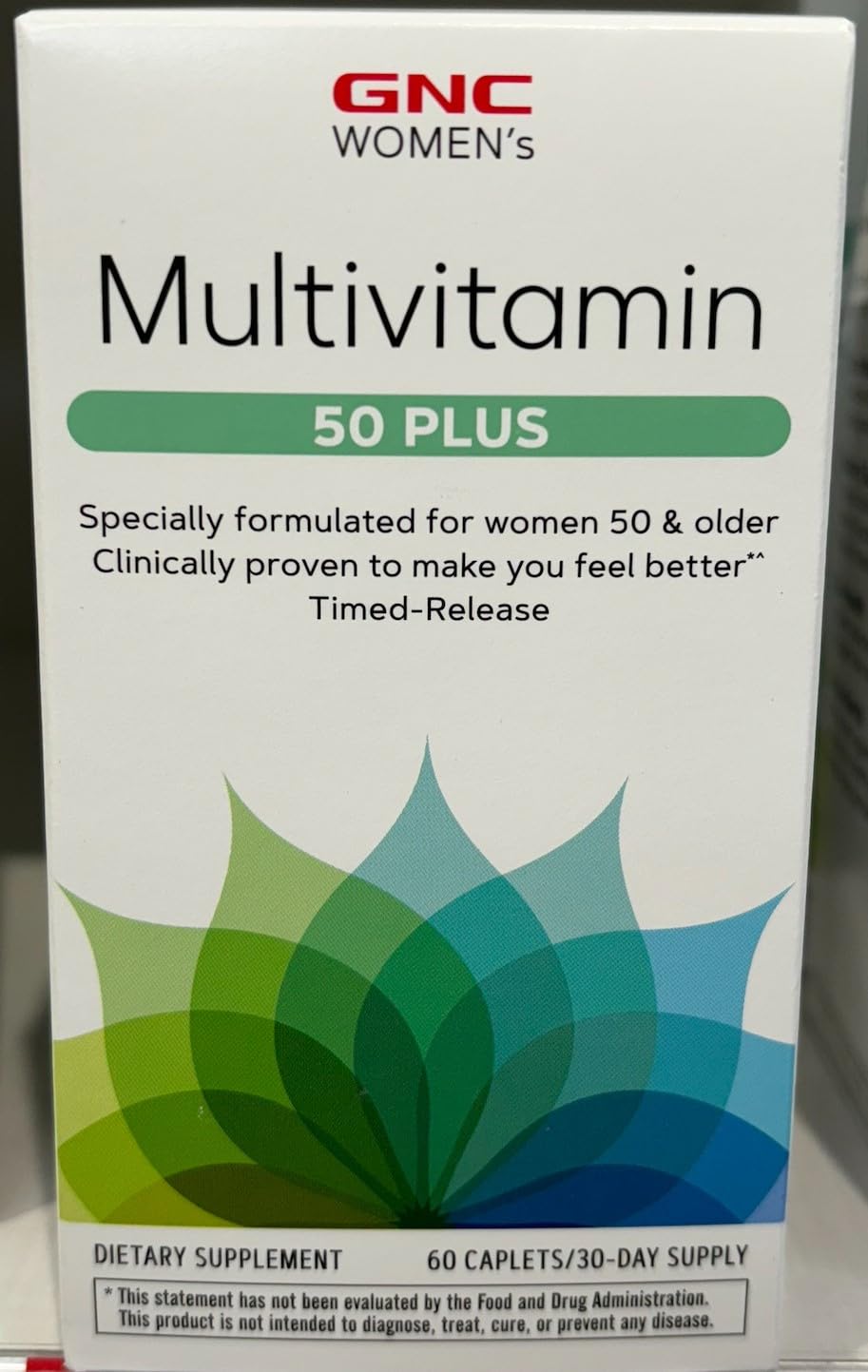 GNC Women's Multivitamin 50 Plus |Supports Bone, Eye, Memory, Brain and Skin Health GNC uk supplements