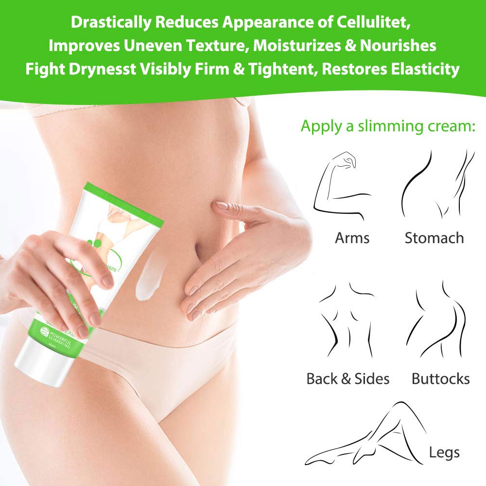 Hot Cream 2 Pack, Cellulite Slimming & Firming Cream, Body Fat Burning Massage Gel AIQIUSHA uk supplements