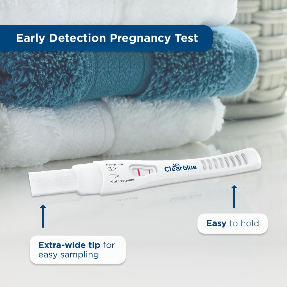 Clearblue Early Detection Pregnancy Test, 3 Ct Clearblue uk supplements
