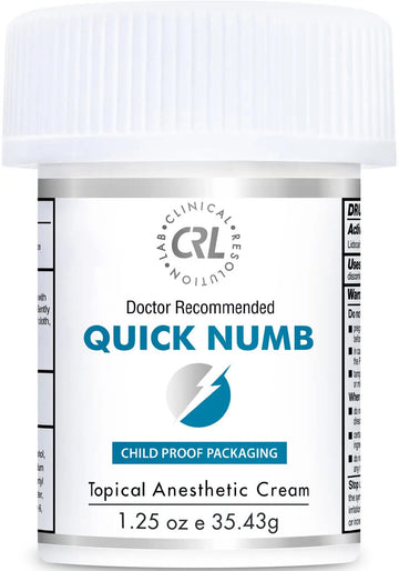 Quick Numb 5% Lidocaine Cream Maximum Strength Liposomal, Fast Itch Burn Pain Relief Cream with Aloe Allantoin Vitamin E, Gentle on Skin Support Healing Hemorrhoid Treatment 1.25 oz Clinical Resolution uk supplements