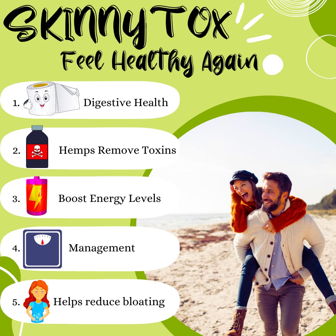 Skinnytox 15 Day Colon Cleanse Detox, Supports Healthy Bowel Movements Flushes Toxins Advanced Bionetix uk supplements