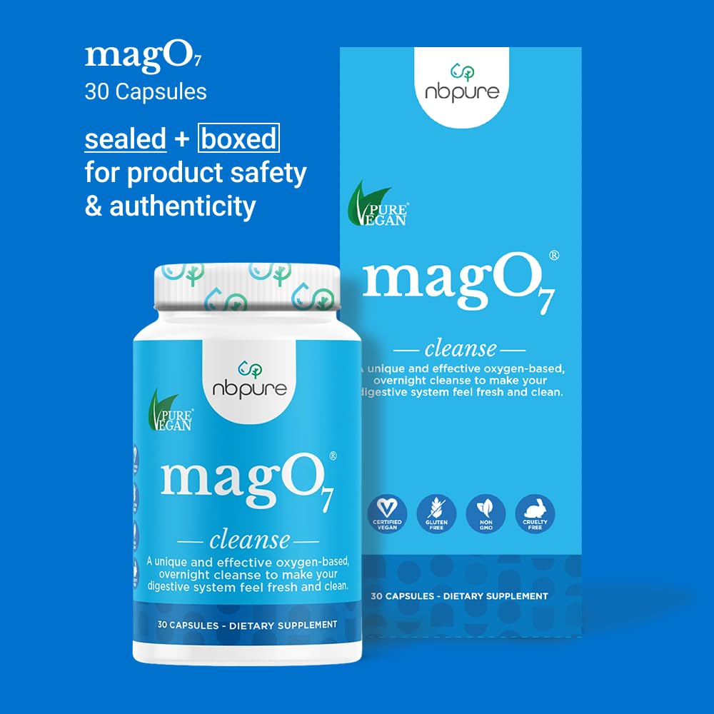 nbpure Mag O7 Oxygen Digestive System and Colon Cleanse and Detox Capsules nbpure uk supplements