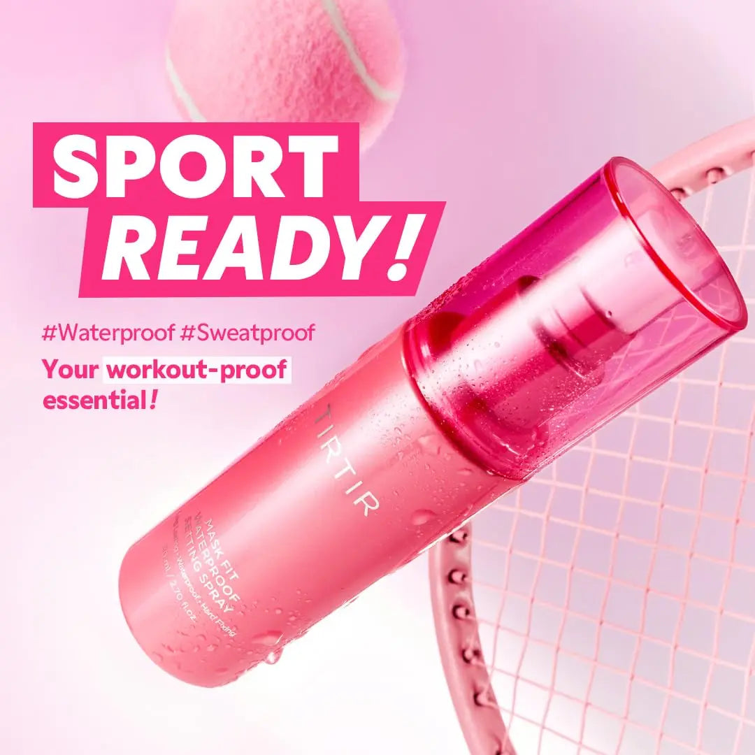 TIRTIR Waterproof Setting Spray – 24 Hour Long Lasting Fix, Sweatproof Water Resistant Makeup Finisher – Ethanol Free, Semi Matte Finish for Oily Skin – Korean Makeup Fixer TIRTIR uk supplements
