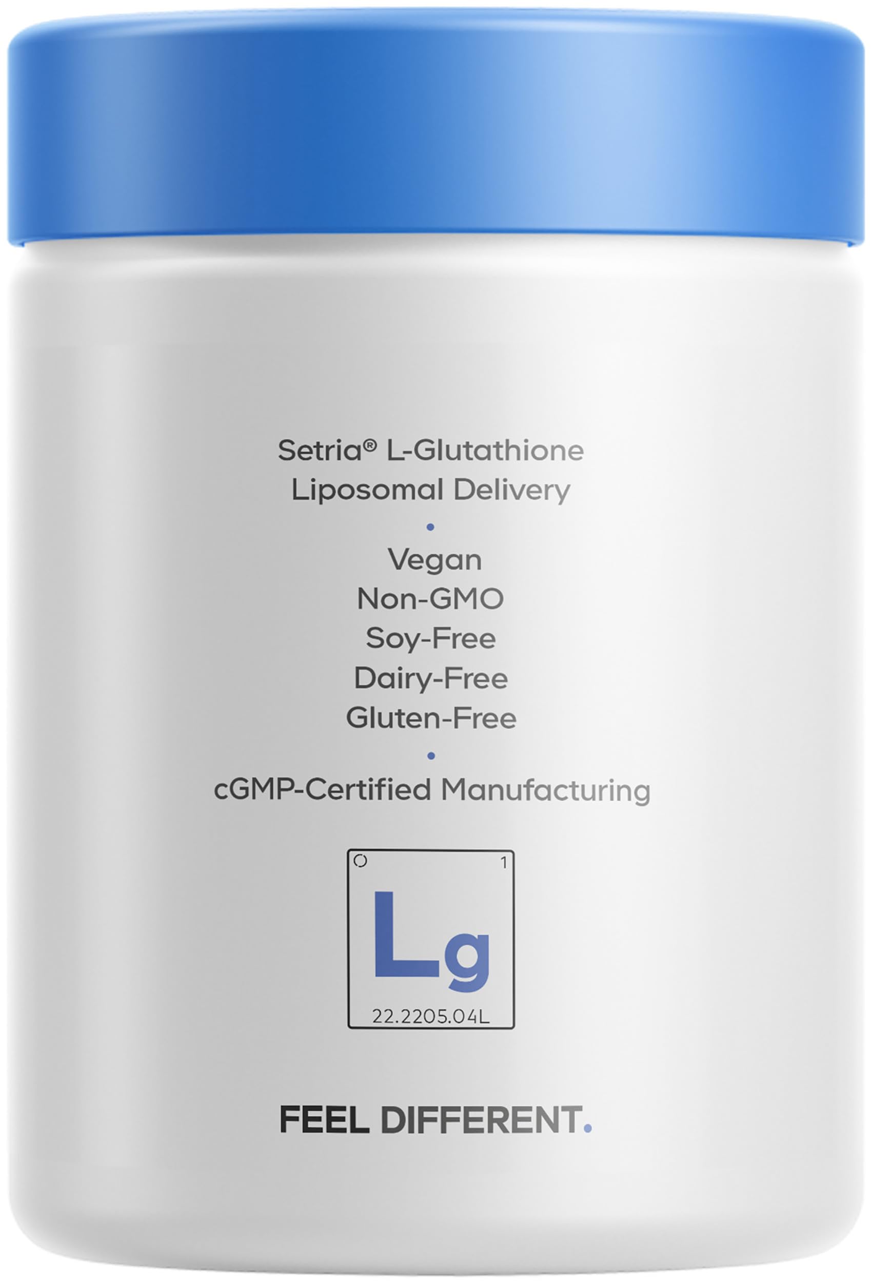 Codeage Liposomal Glutathione Supplement - Pure Reduced Setria L-Glutathione, Liposomal Delivery, Phospholipid Complex - Vegan, Non-GMO - 2-Pack Codeage uk supplements