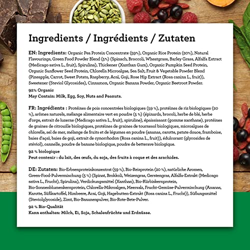 Amazing Grass Protein Superfood, Organic Vegan Protein Powder with Fruit and Vegetables Amazing Grass uk supplements
