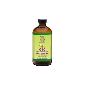 C60 Power C60 in Organic Avocado Oil - Natural Wellness & Antioxidant Support for Men & Women, 99.99% Pure Carbon Fullerenes, Promotes Energy, Mental Clarity, & Stamina - 4 fl oz Bottle C60 Purple Power uk supplements