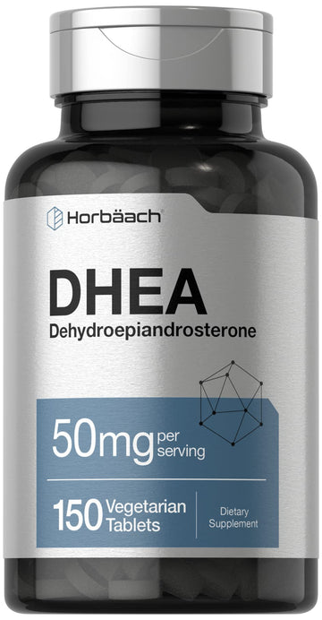 DHEA 50mg 150 Tablets | Non-GMO, Gluten Free Supplement | by Horbaach Horbäach uk supplements