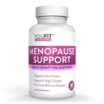 YouFit Nutrition Menopause Relief Capsules for Women - Natural Menopause Supplements for Women - Complete Day and Night Menopause Support - Reduces Hot Flashes, Stress, Night Sweats - 30 Servings YouFit Nutrition uk supplements