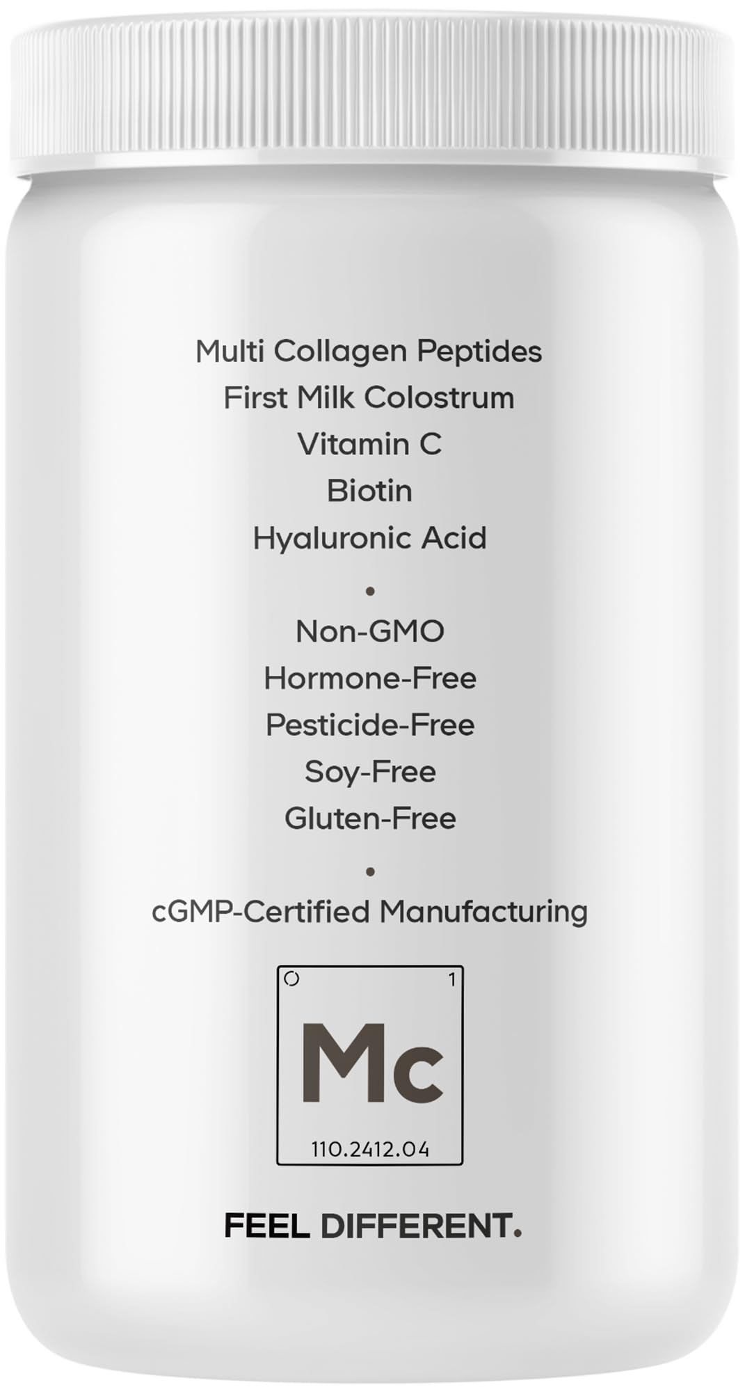 Codeage Multi Collagen Colostrum Powder Platinum - Hydrolyzed Grass-Fed Bovine Collagen Peptides, Grass-Fed Bovine Colostrum Supplement, Vitamin C, Biotin, Hyaluronic Acid, Lactoferrin - 13.4 Oz. Codeage uk supplements