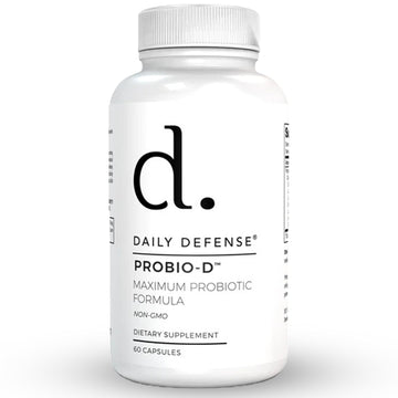 Daily Defense Probiotic Immune Support Supplement - Daily Probiotics for Men with Constipation & Gas - Digestion and Bloating Supplement & Probiotics for Women - 60 Capsules, PROBIO-D Daily Defense uk supplements
