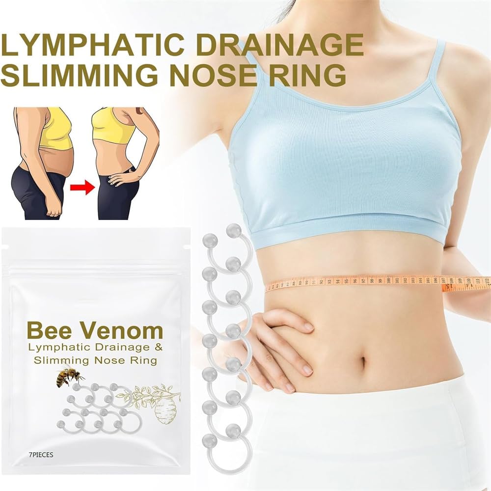 Bee Venom Lymphatic Drainage Nose Ring, Bee Venom Slimming Nose Ring, Bee Venom Lymphatic Drainage Generic uk supplements