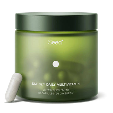 Seed DM-02 Daily Multivitamin - 100% DV Essential Vitamins and Minerals for Women & Men - Helps Fill Daily Nutrient Gaps Seed uk supplements