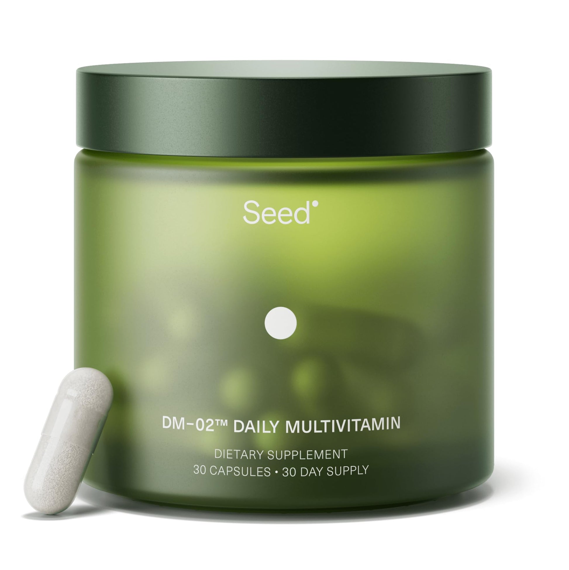 Seed DM-02 Daily Multivitamin - 100% DV Essential Vitamins and Minerals for Women & Men - Helps Fill Daily Nutrient Gaps - Immune, Bone, Hair, Skin & Nails Health - Vegan - 30 Capsules (30-Day Supply) Visit the Seed Store uk supplements