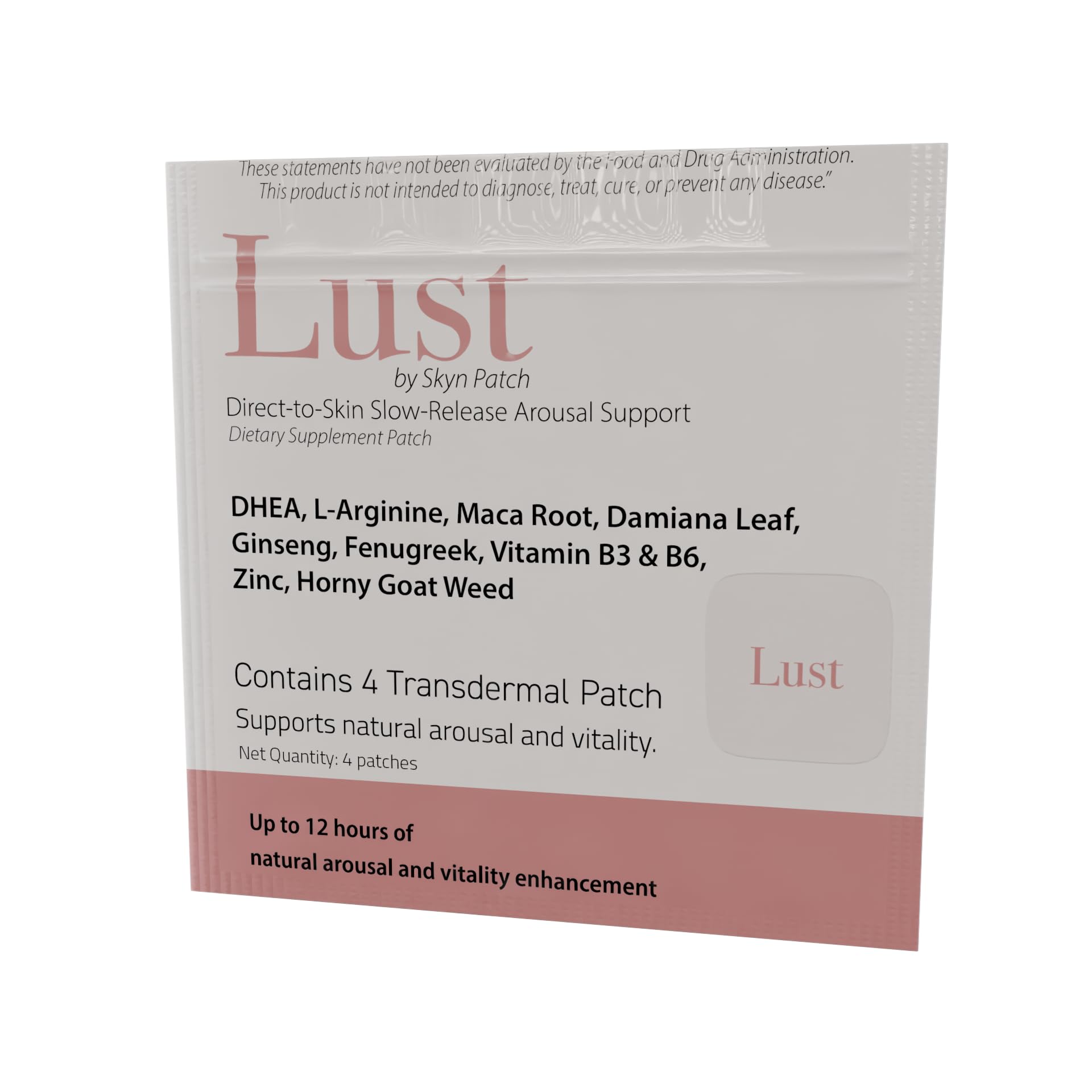 Skyn Patch Lust Botanical Daily Transdermal Patch | Plant Botanical & Vitamin Supplement for Adult Lifestyle Wellness Skyn Patch uk supplements