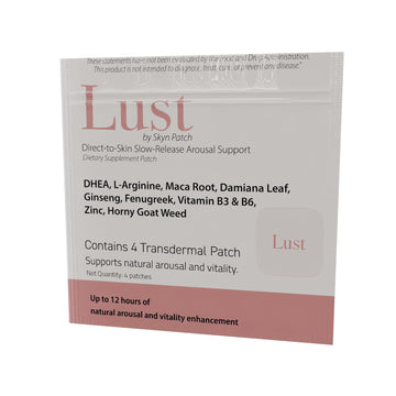 Skyn Patch Lust Botanical Daily Transdermal Patch | Plant Botanical & Vitamin Supplement for Adult Lifestyle Wellness Skyn Patch uk supplements