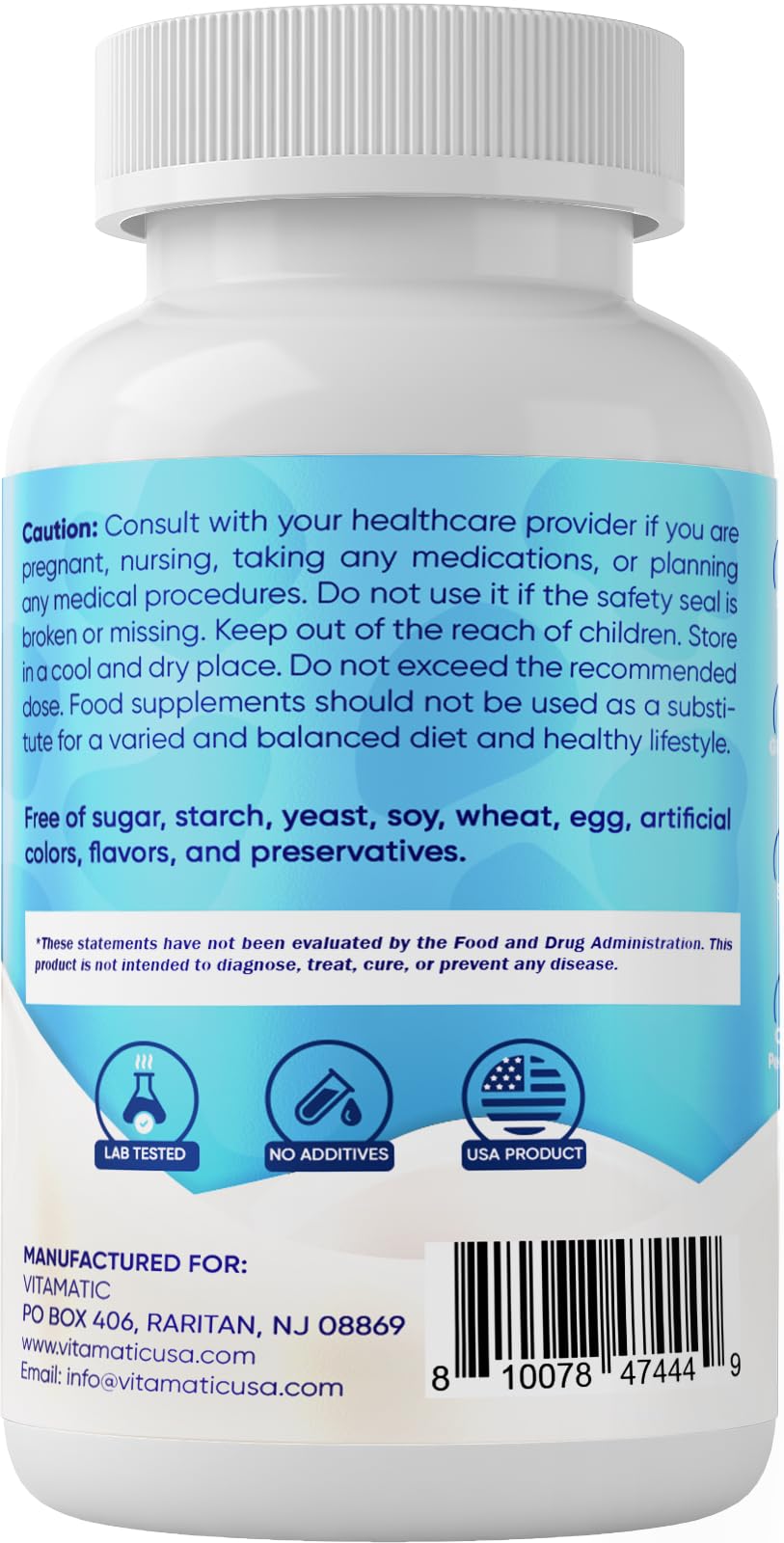Vitamatic Bovine Colostrum Supplement 1000 mg per Serving - 50% Highest IgG - Supplement for Gut Health, Hair Growth, Beauty, Muscle Recovery, & Immune Support - 120 Capsules Vitamatic uk supplements