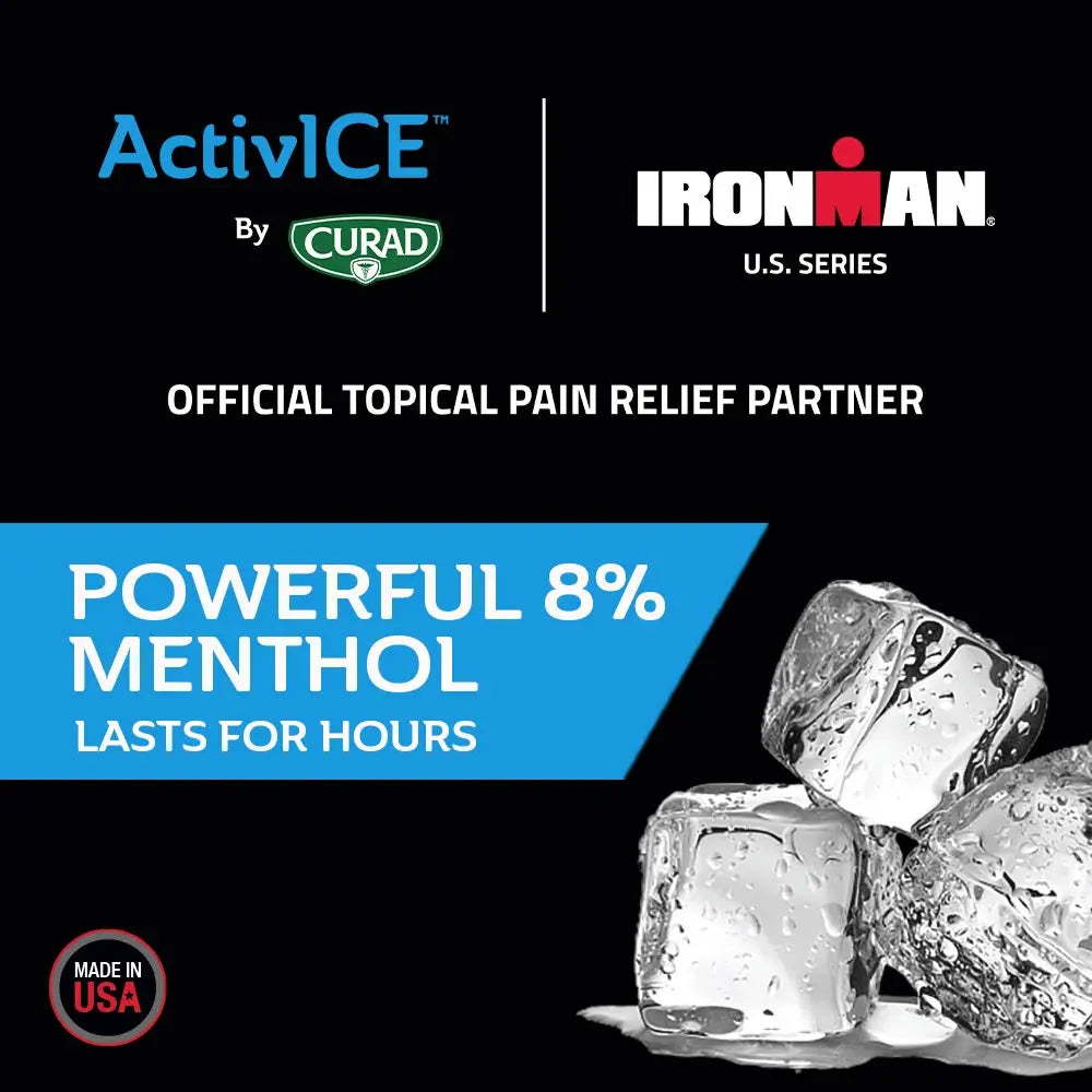 Curad IRONMAN ActivICE Cooling Spray, Topical Pain Relief for Arthritis, Joint, Muscle, Back & Body Aches & Pain, 4 oz (1 count) Curad uk supplements