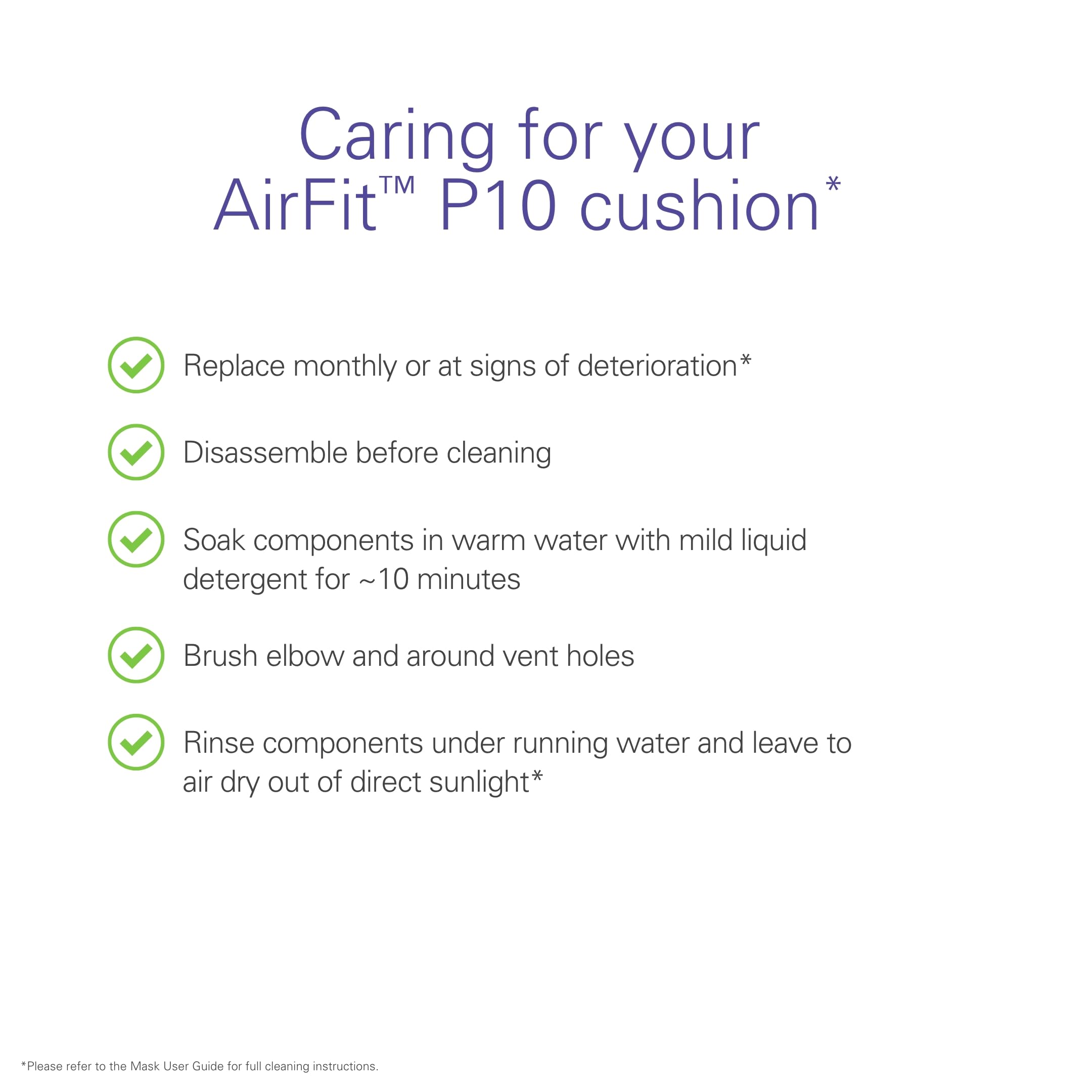 ResMed AirFit P10 Nasal Pillow Replacement Cushion - Medium ResMed uk supplements