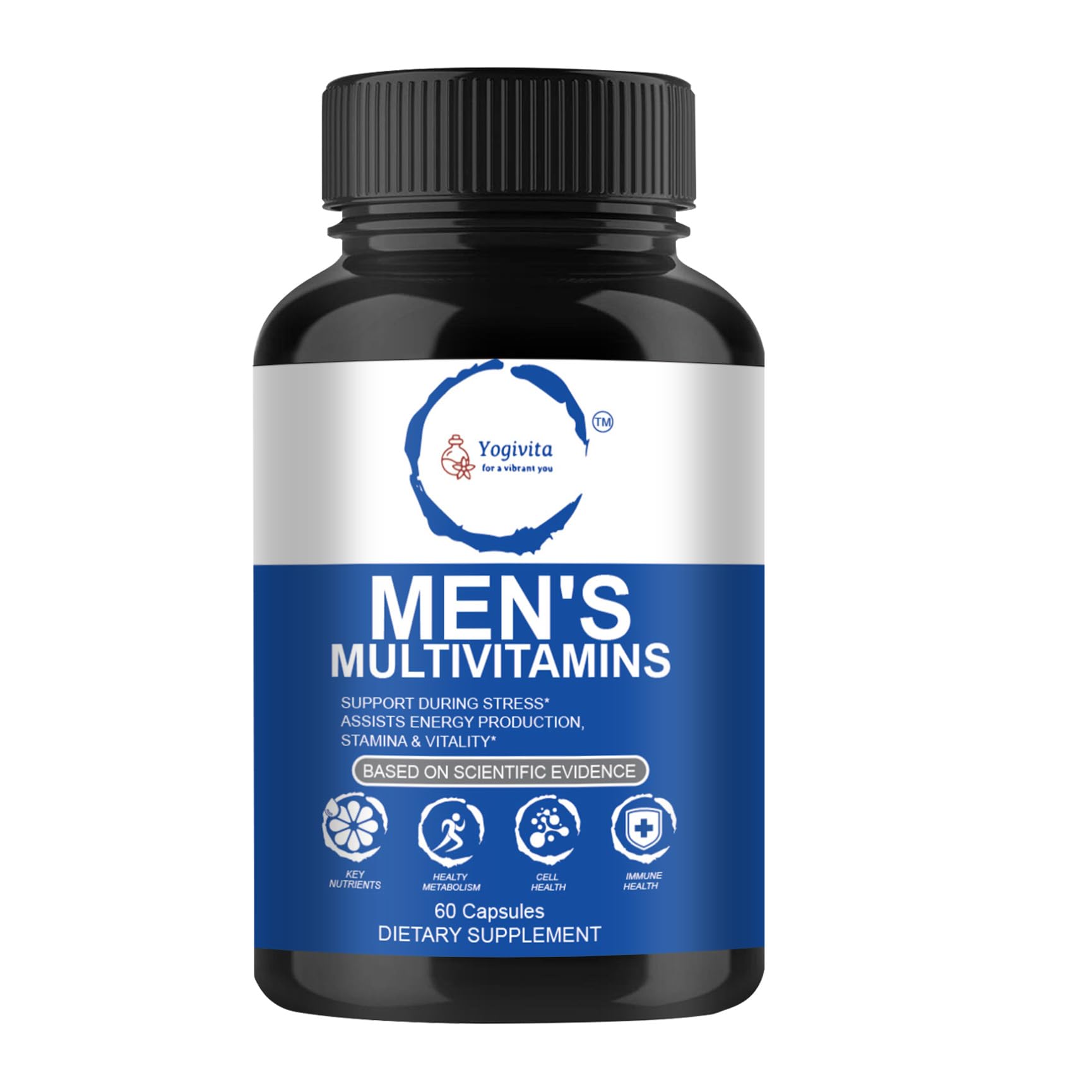 Yogivita Men’s Multivitamin – Complete Wellness, Energy & Immunity Support – Vegan, Gluten-Free, 60 Capsules Yogivita uk supplements