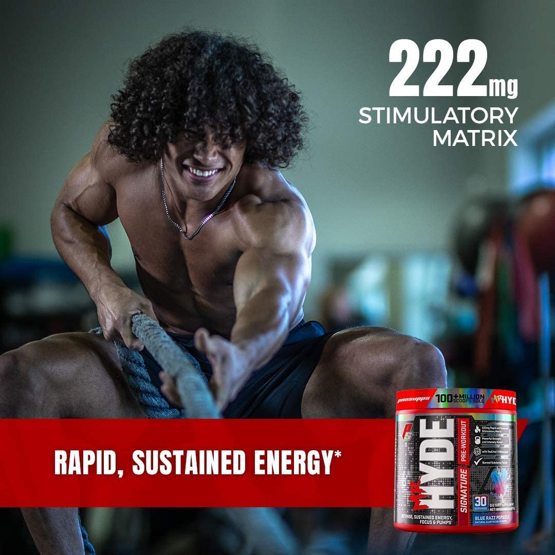 PROSUPPS Mr. Hyde Signature Blue Razz and Hyde Max Pump Blue Razz Bundle PROSUPPS uk supplements
