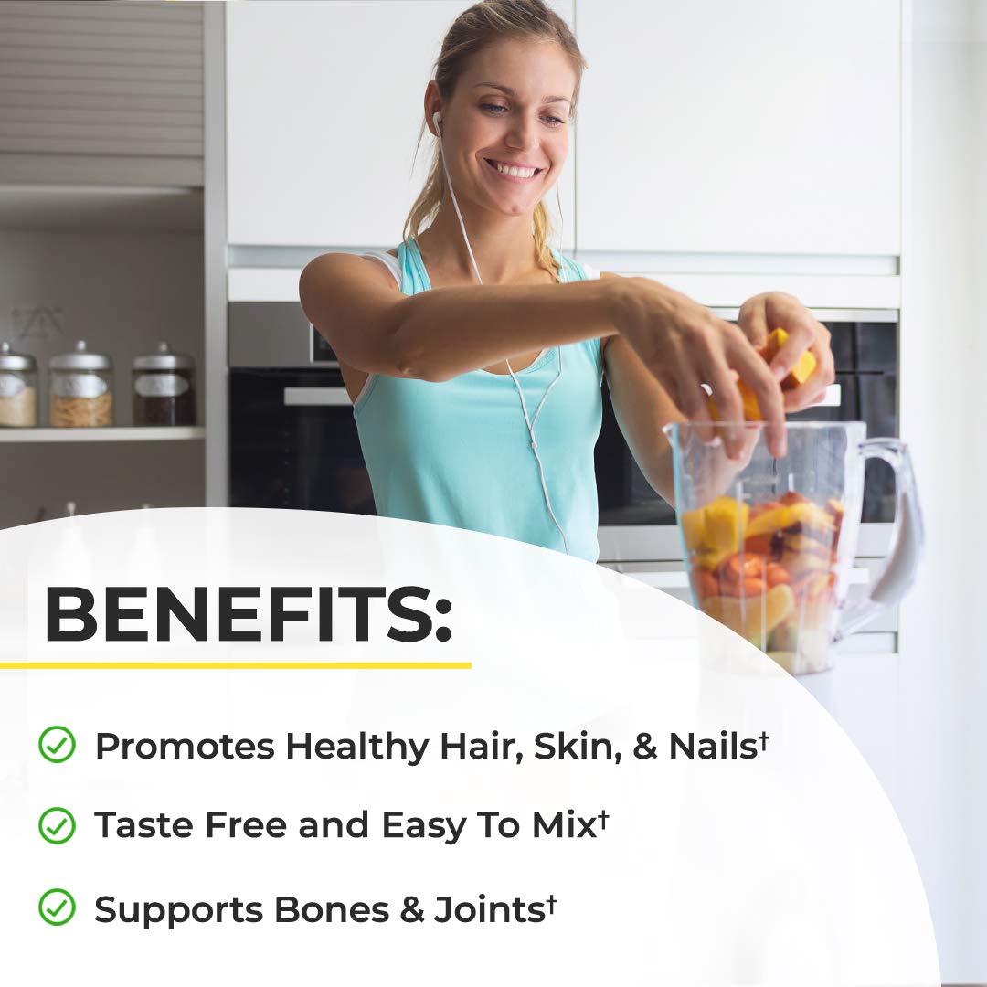 Collagen Peptides Powder - Grass Fed, Pasture Raised with Aminos - Promotes Healthy BioSchwartz uk supplements