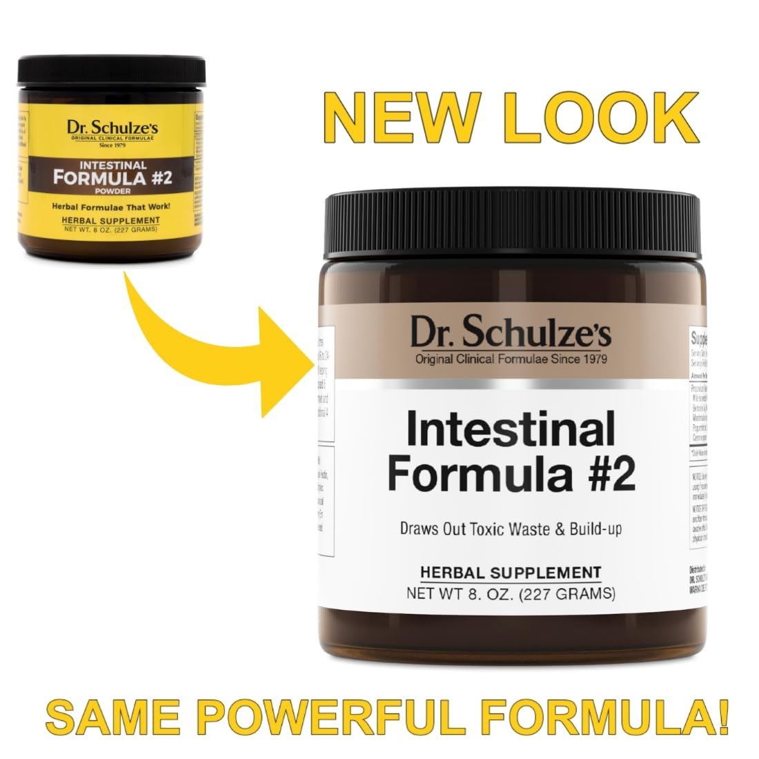 Dr. Schulze's | Intestinal Formula #2 | Herbal Colon Cleanse Formula | 8 Oz. Jar Dr. Schulze's uk supplements