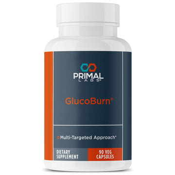 Primal Labs GlucoBurn Support Supplement with White Mulberry Leaf Extract and Alpha Lipoic Acid, 90 Veg capsules Primal Labs uk supplements