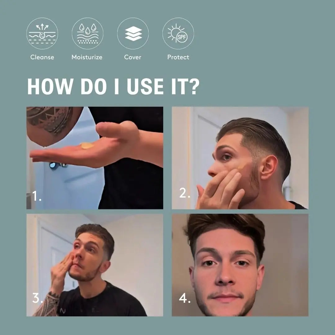 Hues for Him Foundation for Men – Full-Coverage, Lightweight & Hydrating Fit | Natural Coverage | Oil Control & Perfect Fit for Men’s Faces | Available in 4 Shades | Fresh Canvas, .67oz HUES FOR HIM uk supplements