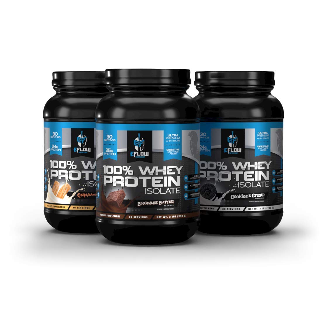 eFlow Nutrition 100% Whey Protein Isolate - Lactose-Free Digestive Enzymes Added eFlow Nutrition uk supplements