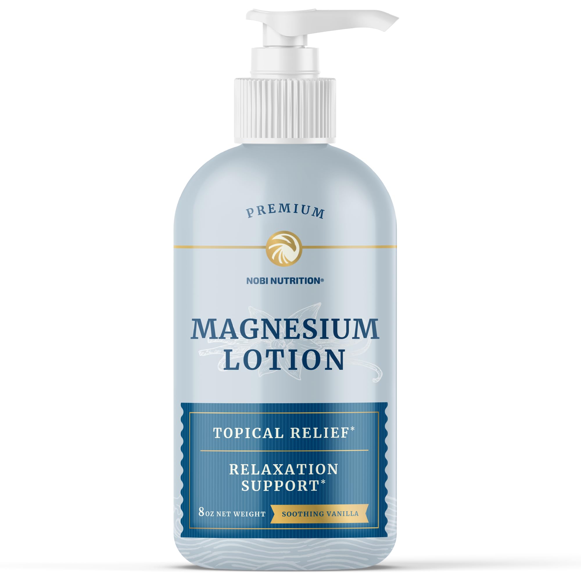 Magnesium Lotion | Relieves Muscle Cramps & Soreness | Relaxation & Calming Support Nobi Nutrition uk supplements