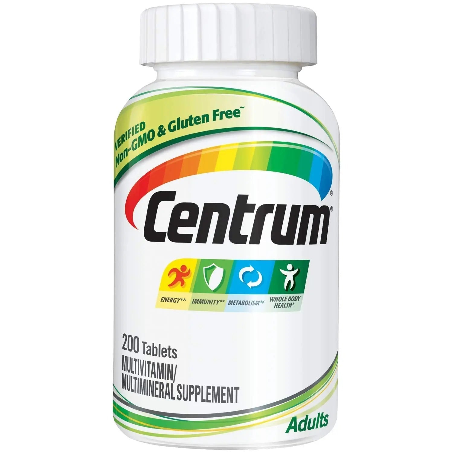 Centrum Adult Multivitamin/Multimineral Supplement with Antioxidants, Zinc, Vitamin D3 and B Vitamins, Gluten Free, Non-GMO Ingredients - 200 Count Centrum uk supplements