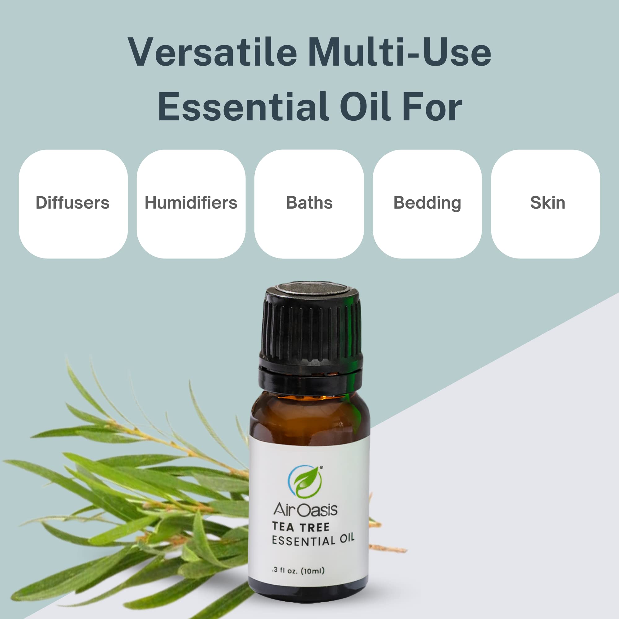 Air Oasis Premium Grade Essential Oils | 100% Pure Essential Oils Perfect for Diffuser, Humidifier Air Oasis uk supplements