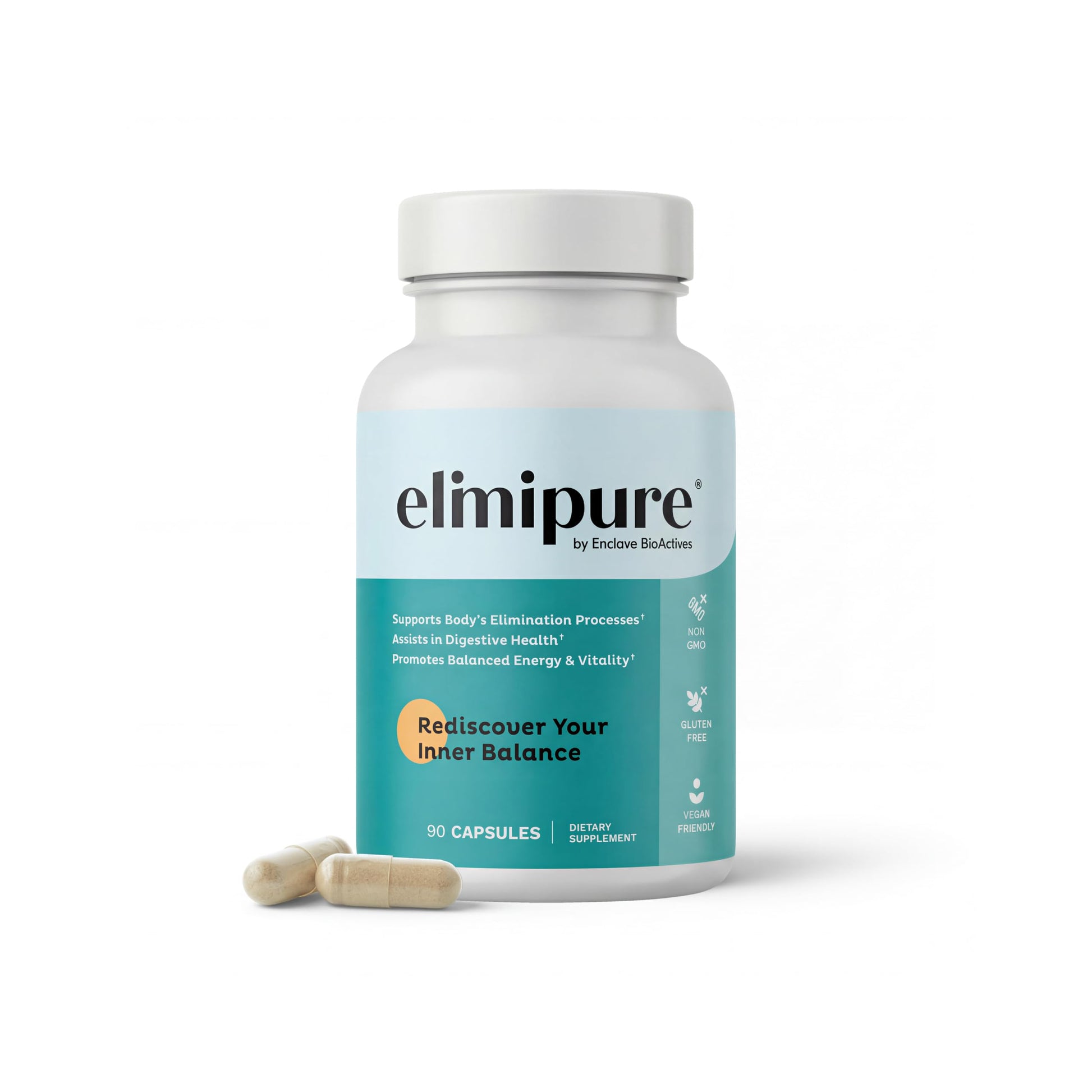 Elimipure Gut Cleanse & Restore Supplement: Natural & Effective Detox Cleanse Capsules | Fortify Your Microbiome | Effortless Morning Stools | Restore Your Gut from the Inside Out Elimipure uk supplements