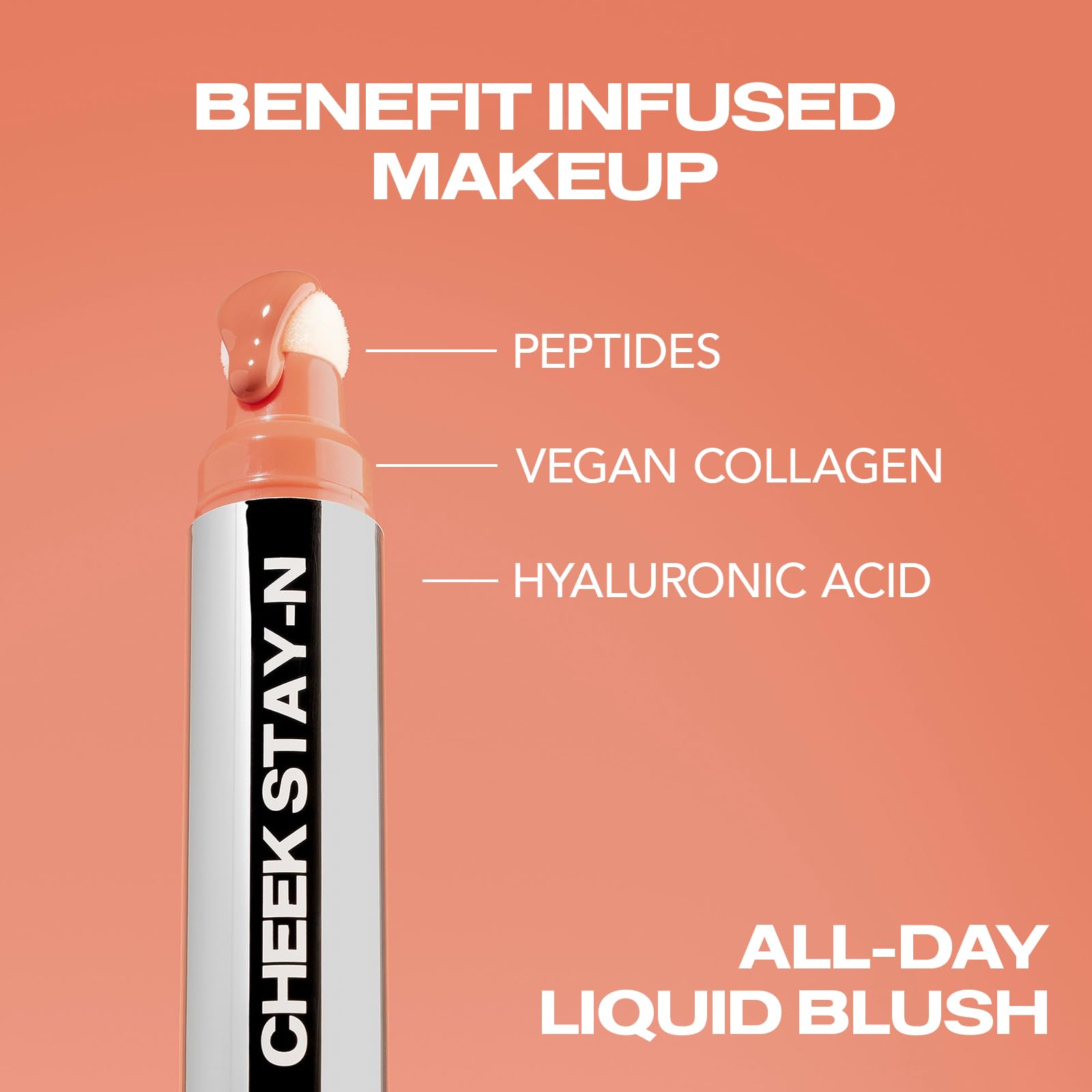Sacheu Cheek STAY-N Liquid Blush for Cheeks — High Pigment, Buildable, Lightweight Cream Blush for Dewy & Radiant Flushed Cheeks — Long-lasting & Cruelty Free, I'm Playful Sacheu uk supplements