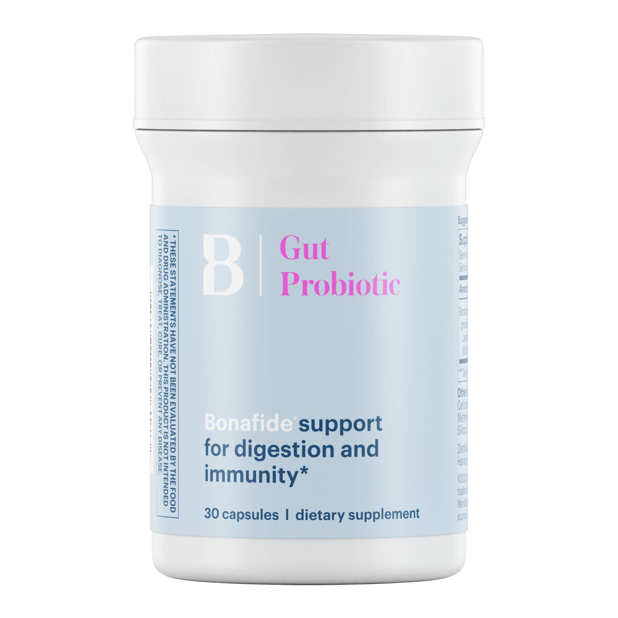 Bonafide Essentials Gut Probiotic for Digestive Health and Immunity – Women’s Daily Supplement – 30 Capsules (1-Month Supply) Bonafide uk supplements