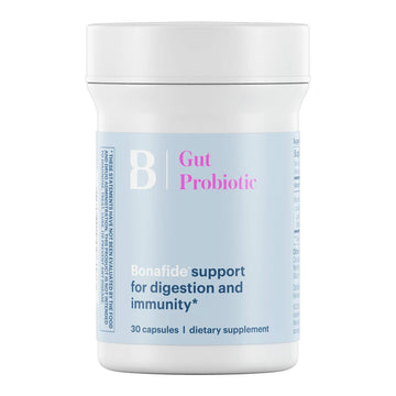 Bonafide Essentials Gut Probiotic for Digestive Health and Immunity – Women’s Daily Supplement – 30 Capsules (1-Month Supply) Bonafide uk supplements