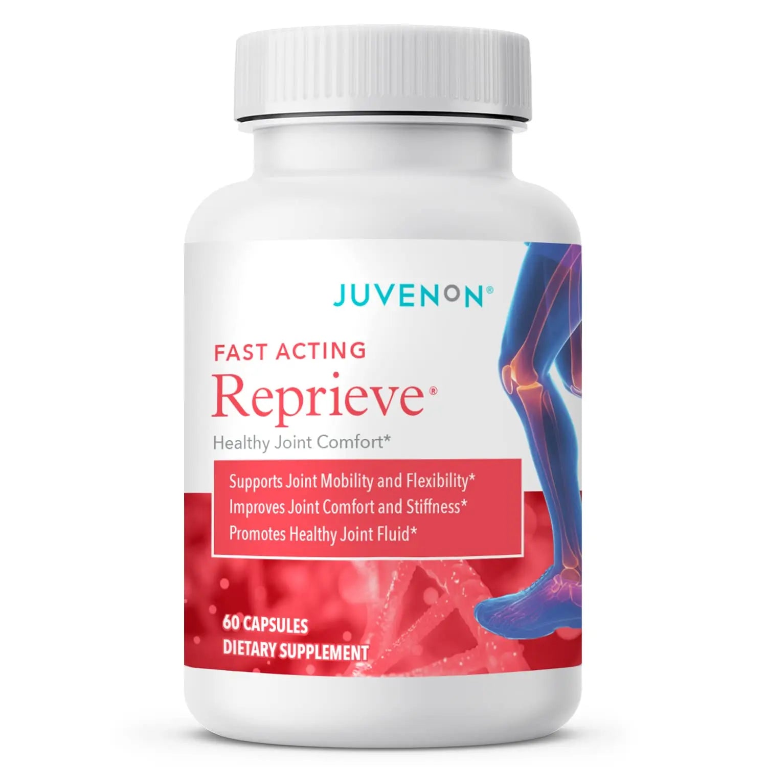 Juvenon Reprieve Capsules (60 Capsules) - Fast-Acting, Joint Comfort Supplement and Effective Joint Support Solution, Research Verified Juvenon uk supplements