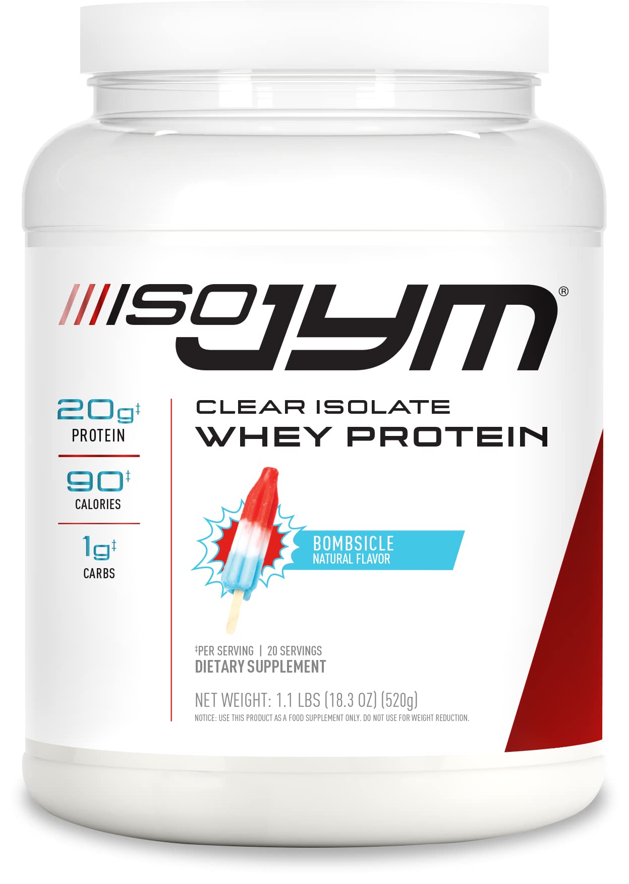 ISO JYM 20 Servings - Bombsicle JYM Supplement Science uk supplements
