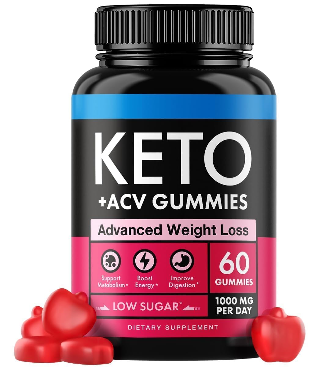 Keto Apple Cider Vinegar Gummies 1000mg - Well-Digested ACV Keto Gummies for Weight Loss Beilancy uk supplements