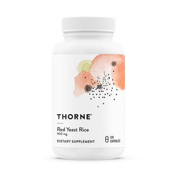 THORNE - Red Yeast Rice (Formerly Choleast-900) - Supports Healthy Cholesterol Levels Already in a Normal Range, Heart Health & Blood Pressure* - Gluten-Free, Dairy-Free - 120 Capsules THORNE uk supplements