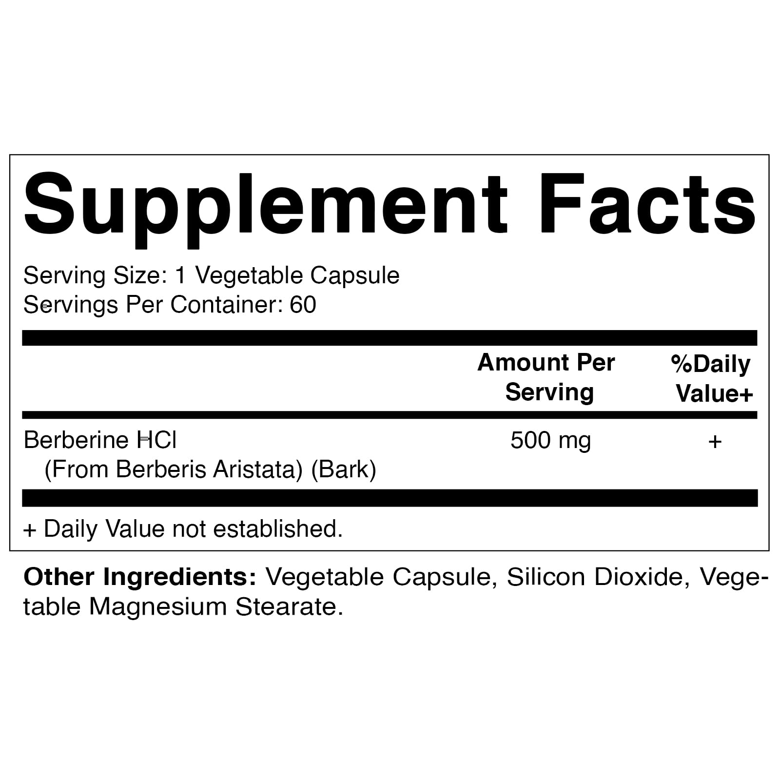 Vitamatic Berberine Supplement 500mg - 60 Vegetable Capsules - Made in The USA Vitamatic uk supplements