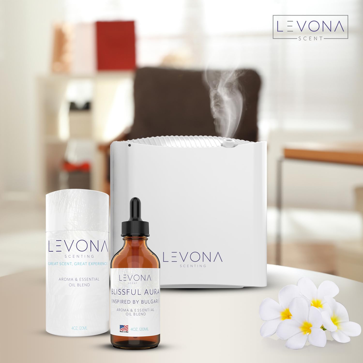 Levona Scent Essential Oils for Diffuser: Blissful Aura Inspired by Bulgari with Notes of Amber LEVONA SCENT uk supplements