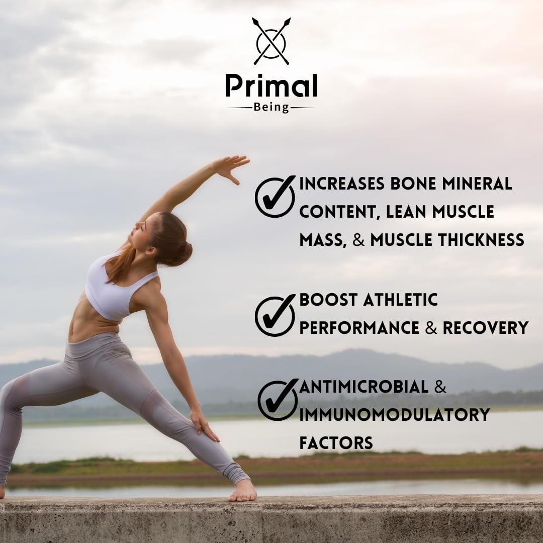 Primal Being Grassfed Beef Colostrum - Supports Immune Function, Gut Health, Hair Primal Being uk supplements