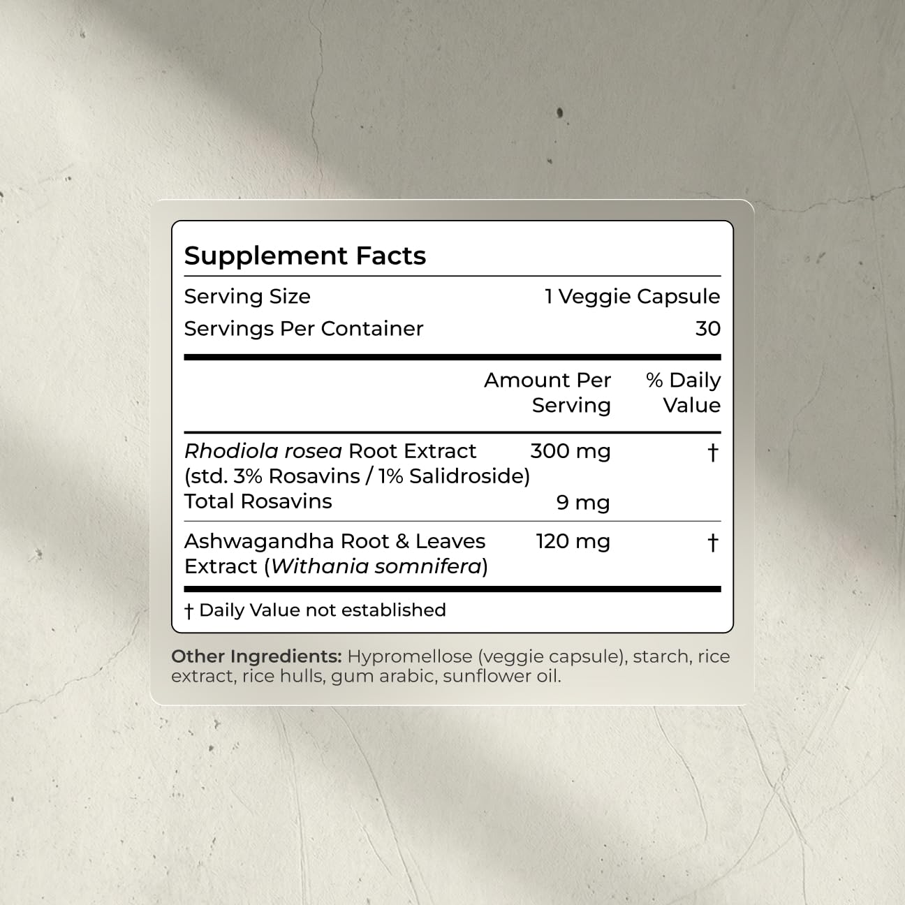 Blueprint Bryan Johnson Ashwagandha & Rhodiola Supplement – 120mg Ashwagandha + Rhodiola Root – Daily Adaptogen Capsules for Stress Support, Mood Balance, Energy & Focus – 30 Vegan Capsules Blueprint Bryan Johnson uk supplements