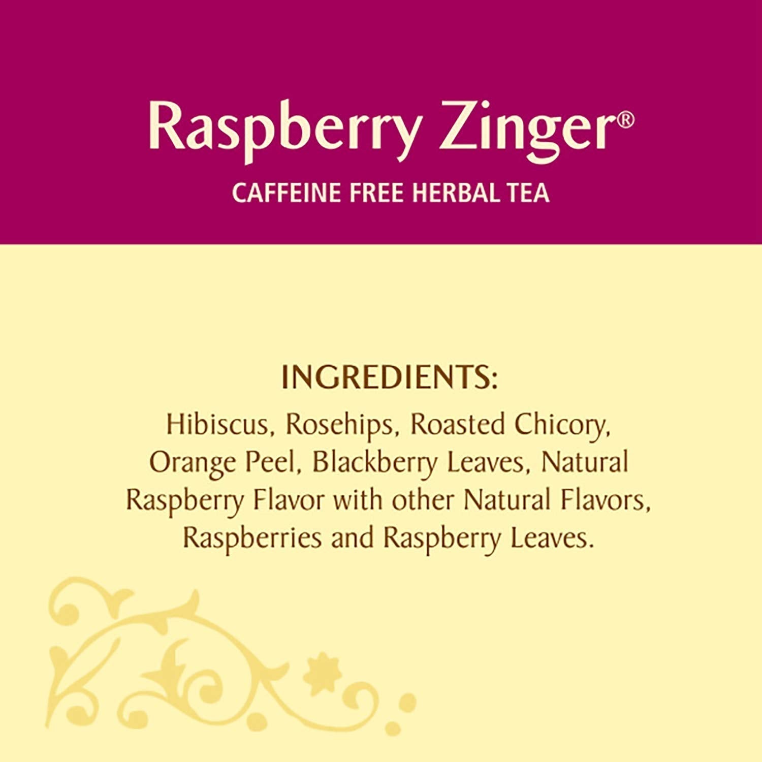 Celestial Seasonings Herbal Tea, Raspberry Zinger, 20 Count (Pack of 6) Celestial Seasonings uk supplements