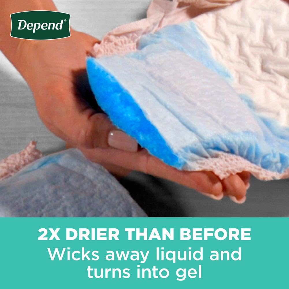 Depend Fresh Protection Adult Incontinence Underwear for Women Depend uk supplements