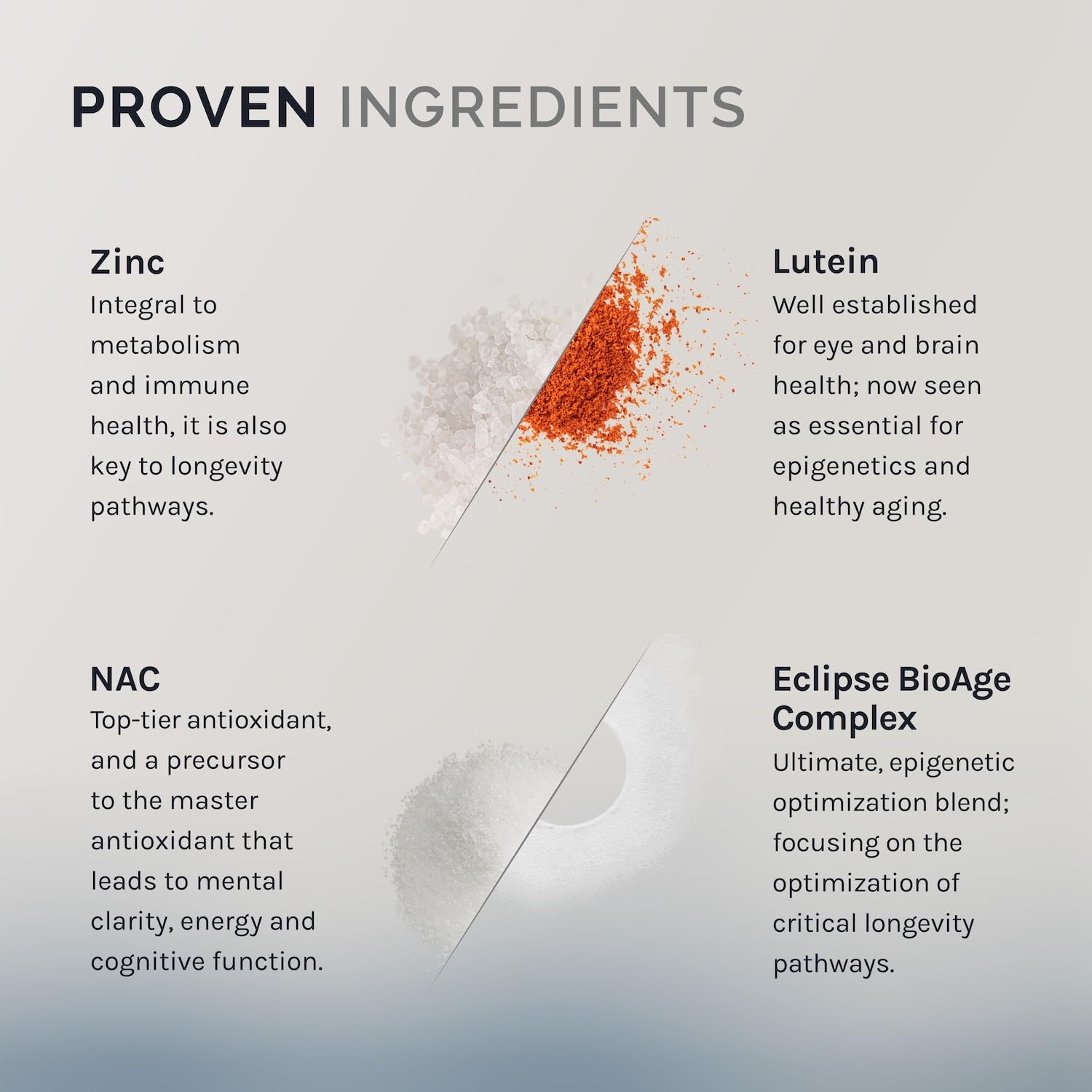 InfiniWell InfiniAge Longevity Supplements - Advanced Cellular Health Supplements with Lutein, N-Acetyl Cysteine (NAC) & Low Dose Zinc - Support Nutrient Sensing & Mitochondrial Health (30 Capsules) InfiniWell uk supplements