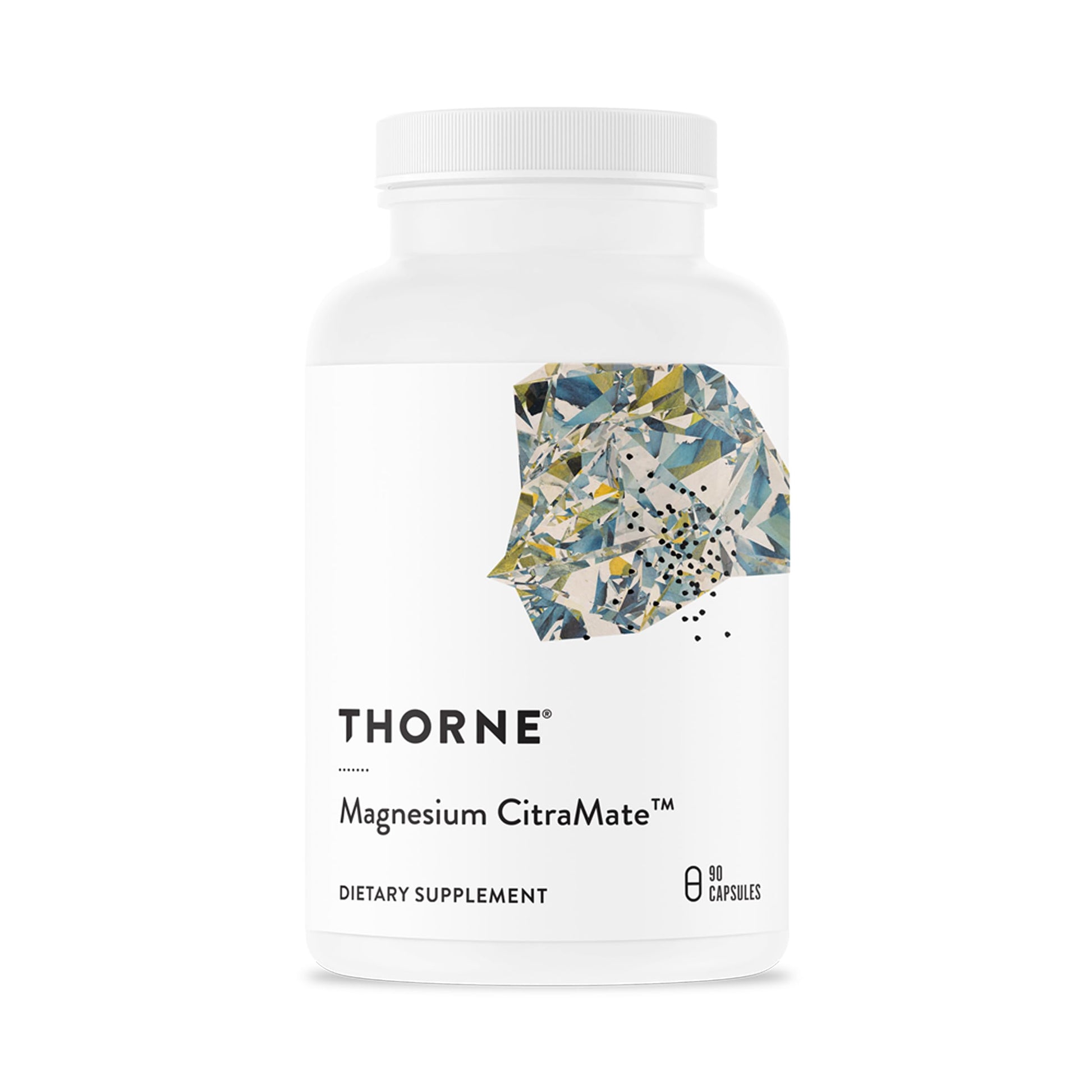THORNE - Magnesium CitraMate - Magnesium Citrate & Malate Supplement - Supports Heart Health, Skeletal Muscles, Cardiac & Lung Function, Bone Density & More* - Third-Party Certified - 90 Servings THORNE uk supplements