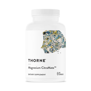 THORNE - Magnesium CitraMate - Magnesium Citrate & Malate Supplement - Supports Heart Health, Skeletal Muscles, Cardiac & Lung Function, Bone Density & More* - Third-Party Certified - 90 Servings THORNE uk supplements